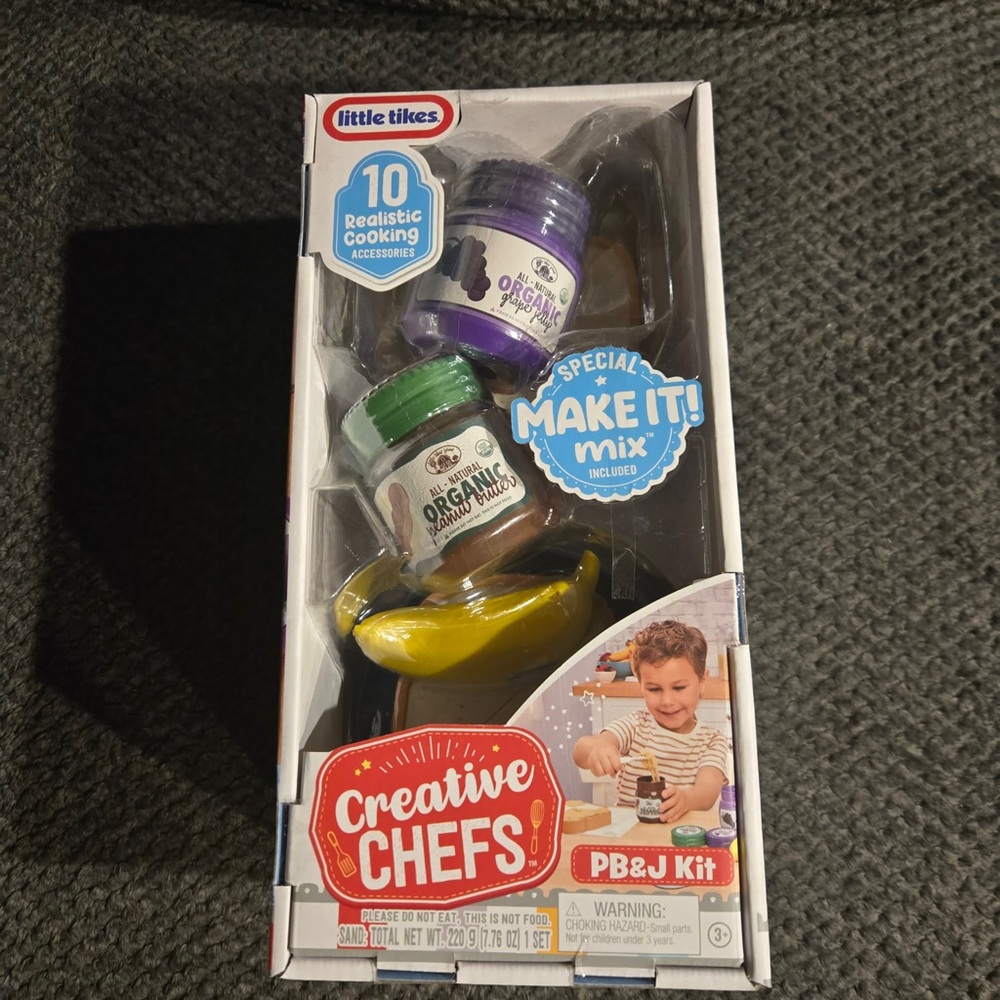 Little Tikes Creative Chefs PB&J Kit - Yellow, Green, Purple